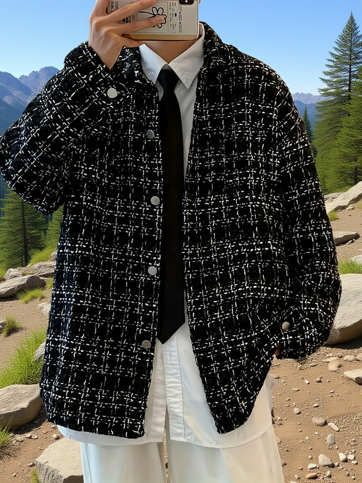 Sawyer | Textured Check Overshirt