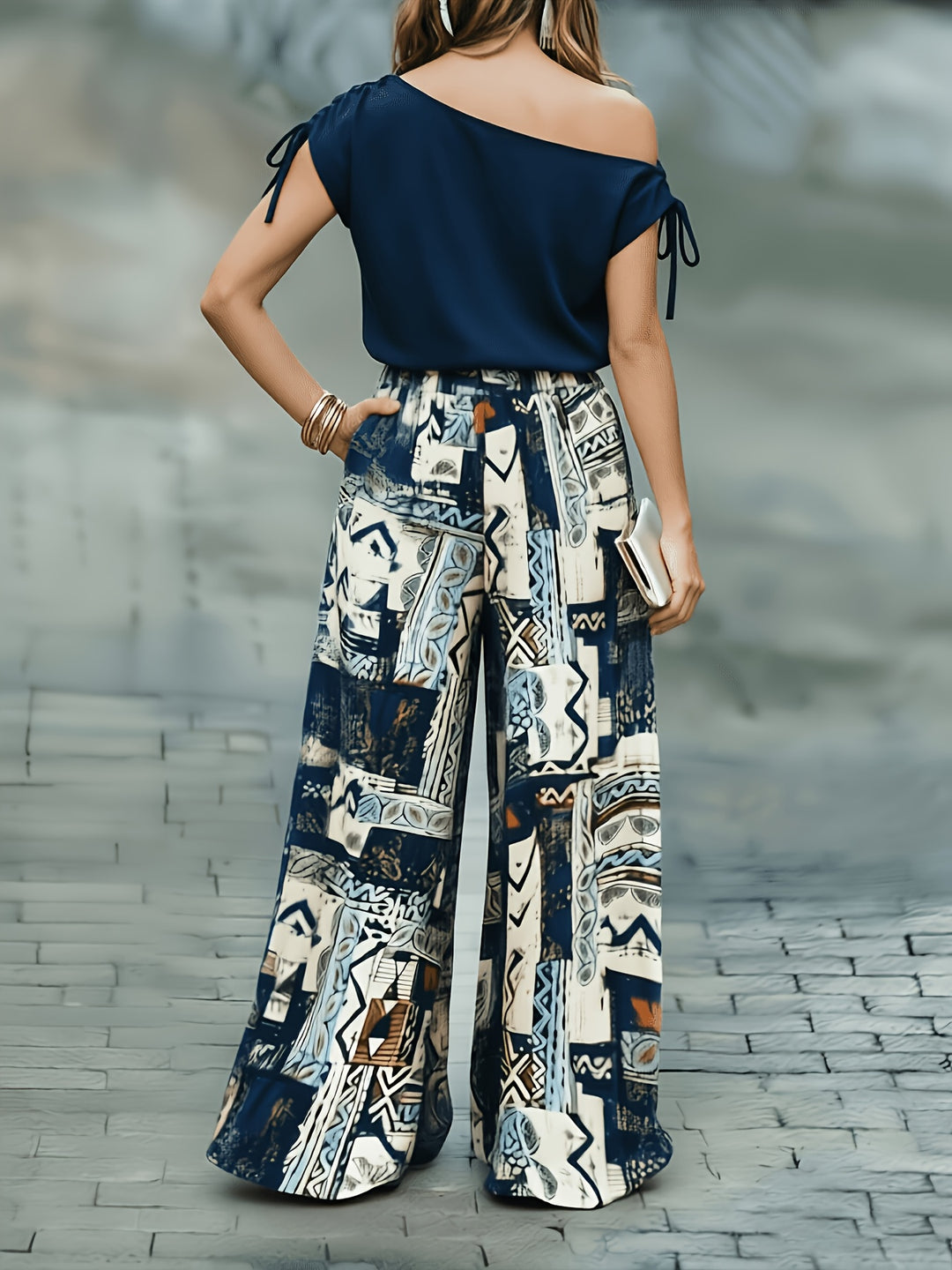 Corinna | Elegant Wide-Leg Two-Piece Set