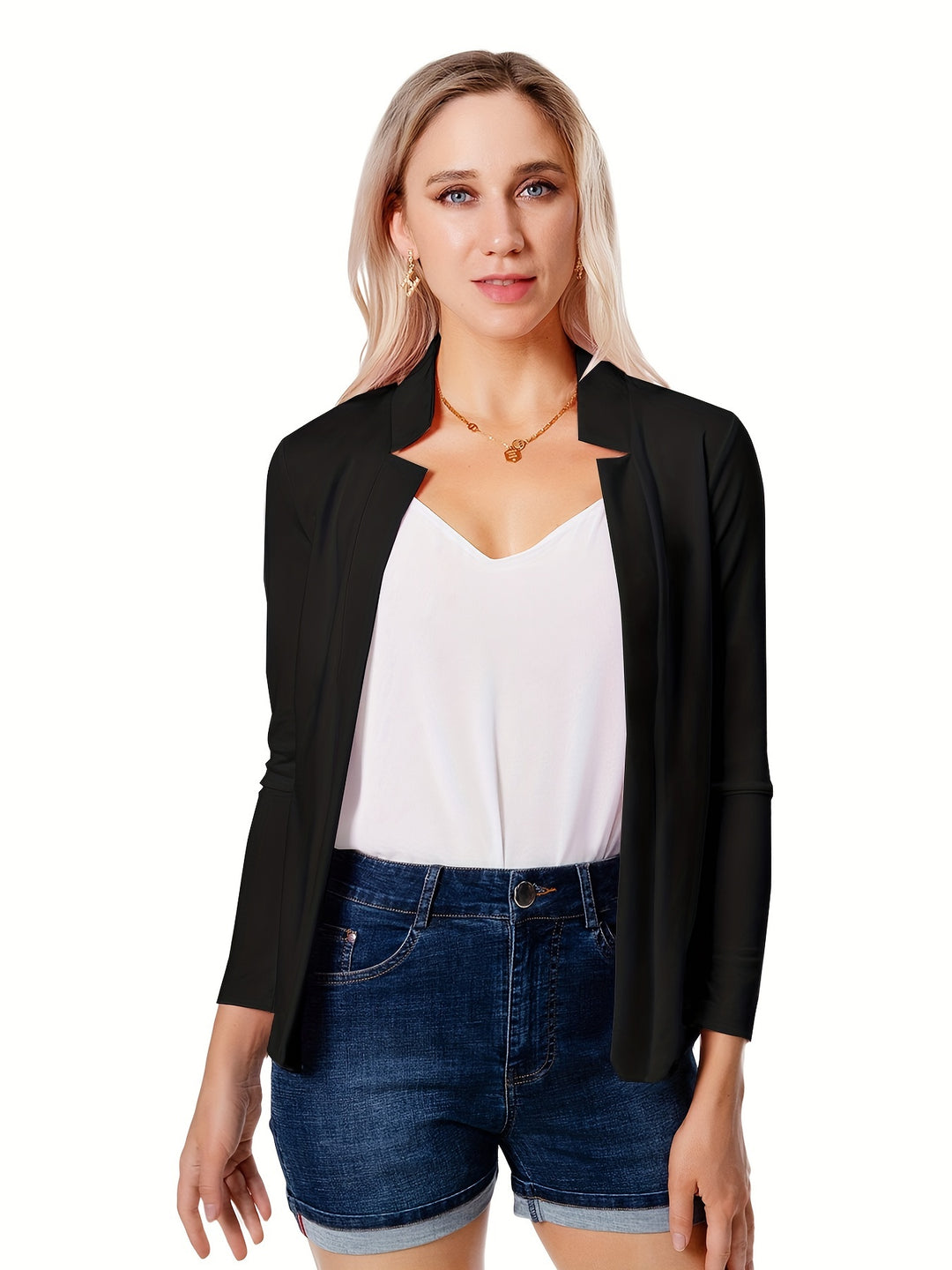 Corinne | Relaxed Open-Front Jacket