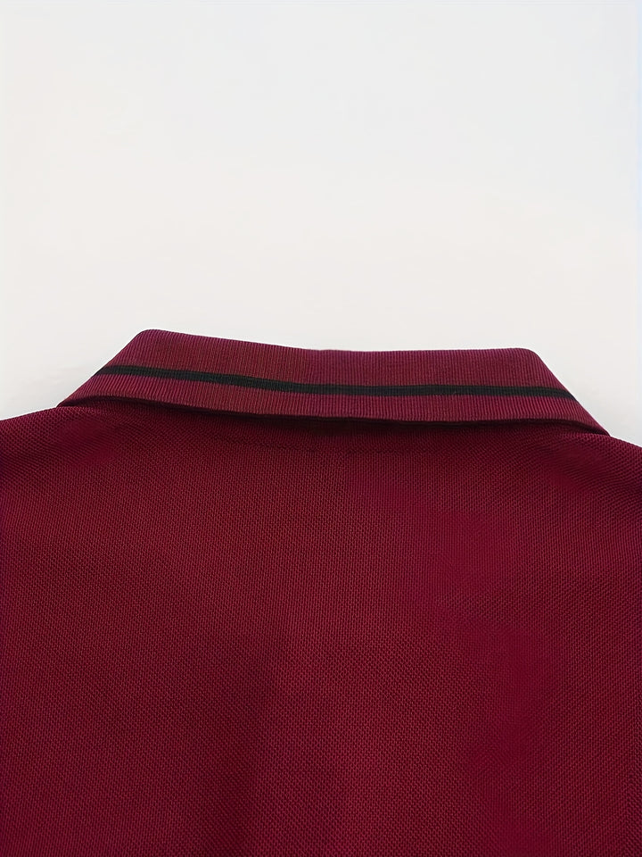 Reginald | Refined Long-Sleeve Polo Shirt