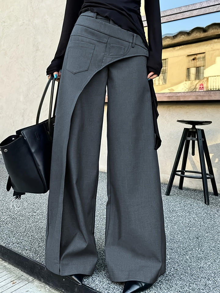 Astrid | Layered Wide-Leg Trousers