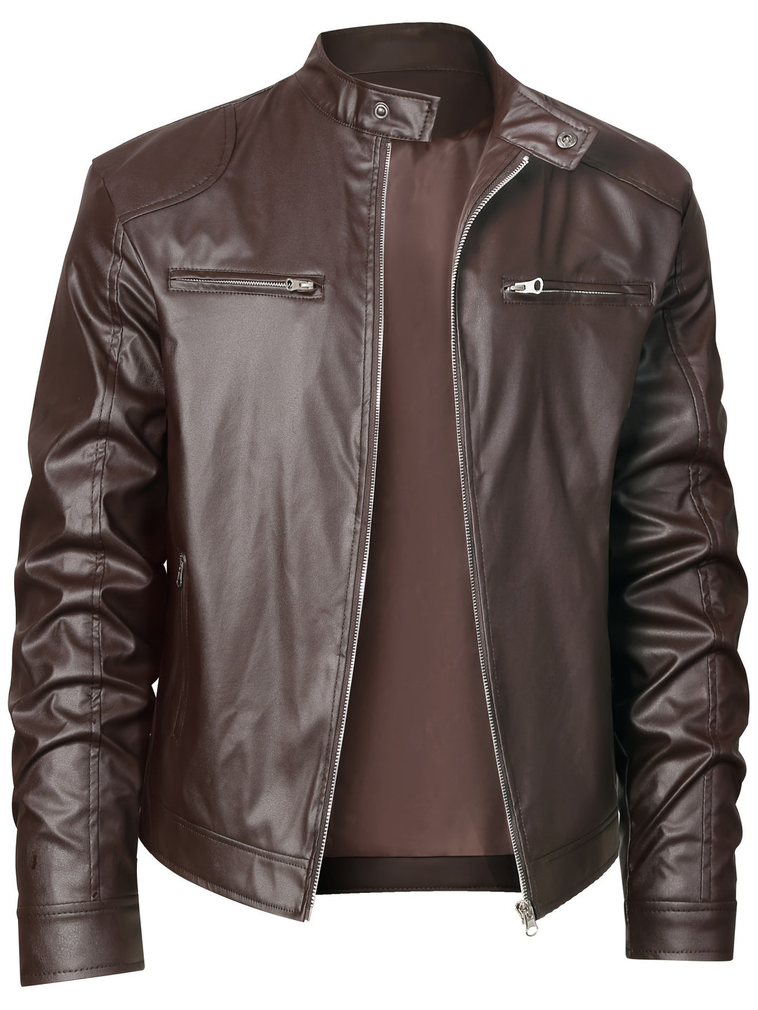 Wallace | Stand-Collar Moto Jacket