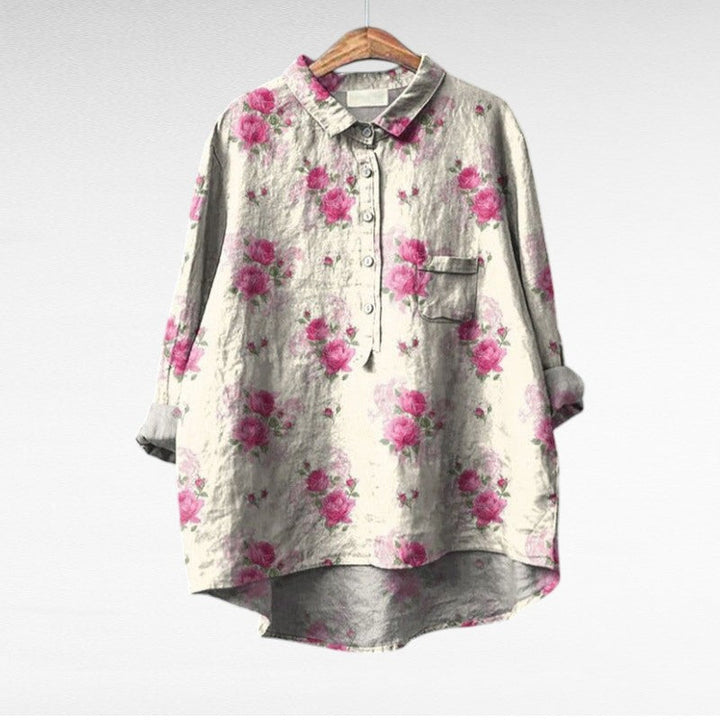 Blythe | Classic Floral Long Sleeve Blouse