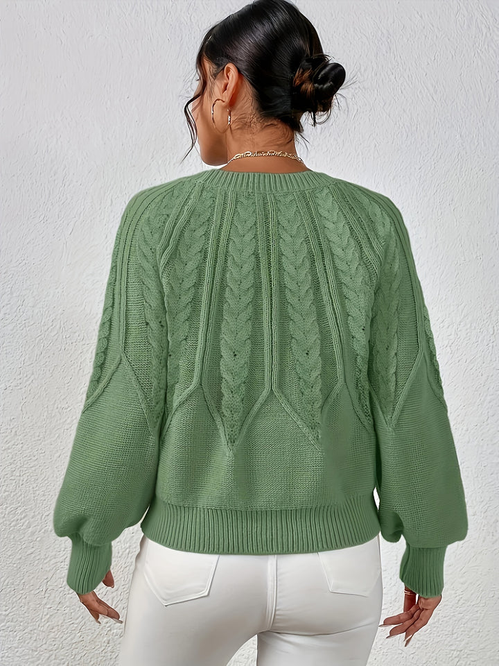 Ophelia | Relaxed Cable-Knit Sweater