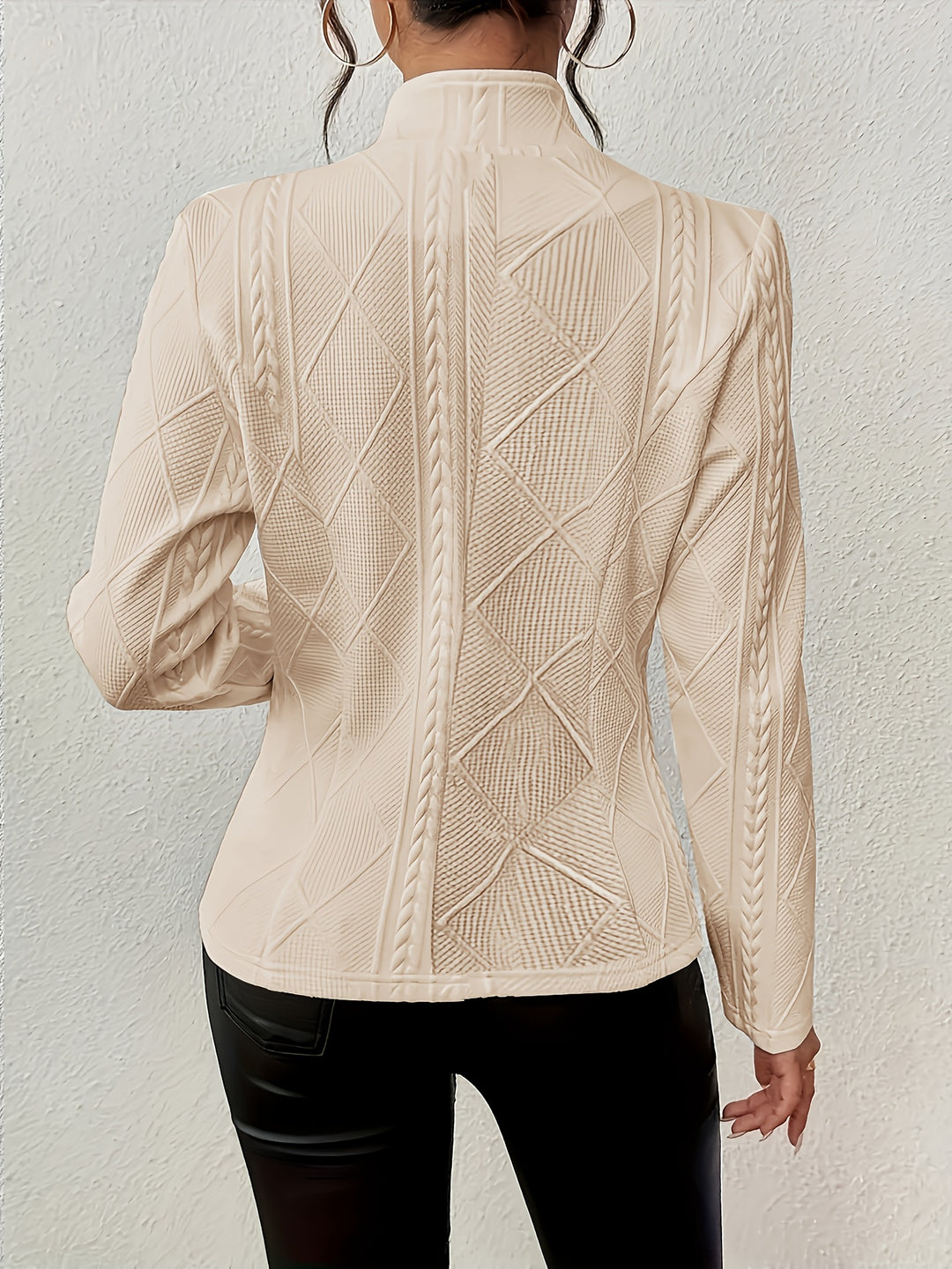 Delilah | Textured Waist-Defining Jacket