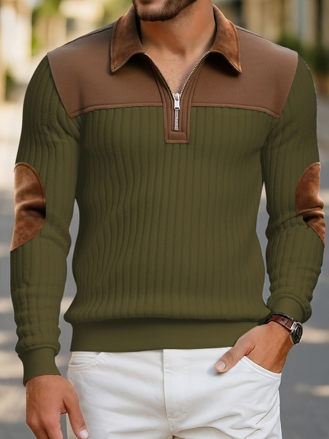 Barrett | Refined Zip-Neck Pullover