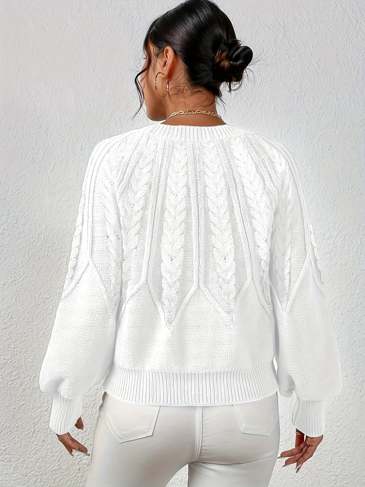 Ophelia | Relaxed Cable-Knit Sweater