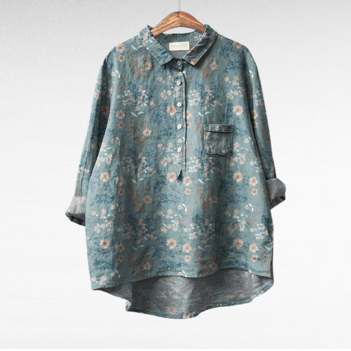 Blythe | Classic Floral Long Sleeve Blouse