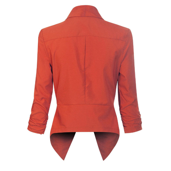 Beverly | Draped Open-Front Blazer