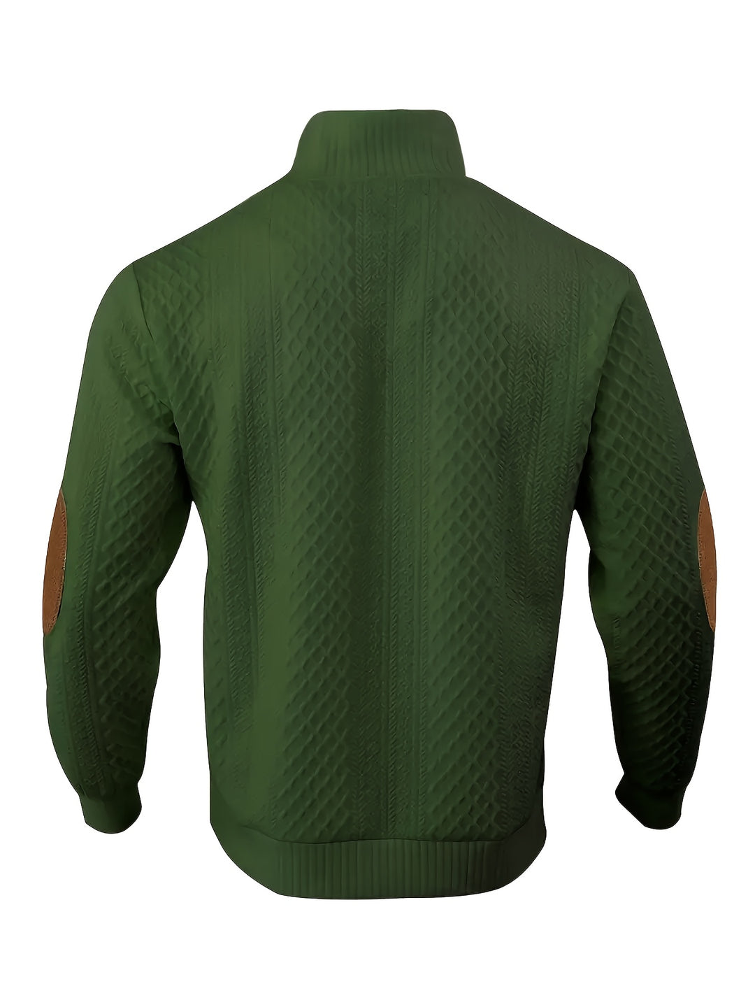 Gabriel | Textured Stand-Collar Jumper