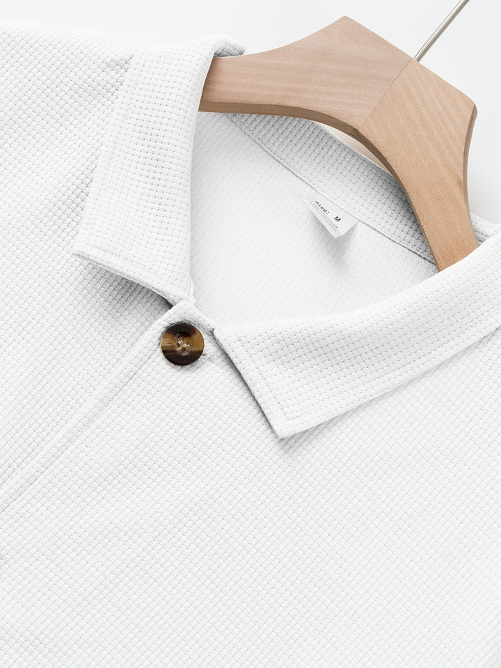 Clifford | Textured Button-Up Overshirt