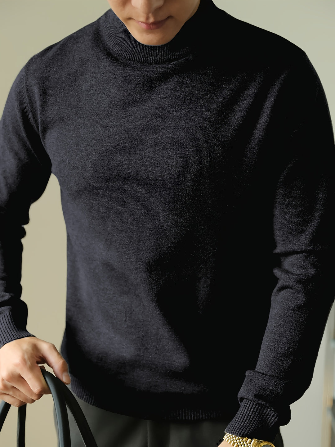 Tobias | Refined High-Neck Sweater