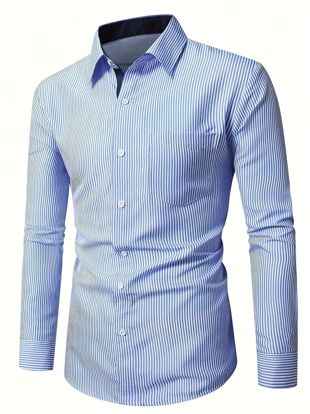Sullivan | Refined Striped Long Sleeve Shirt