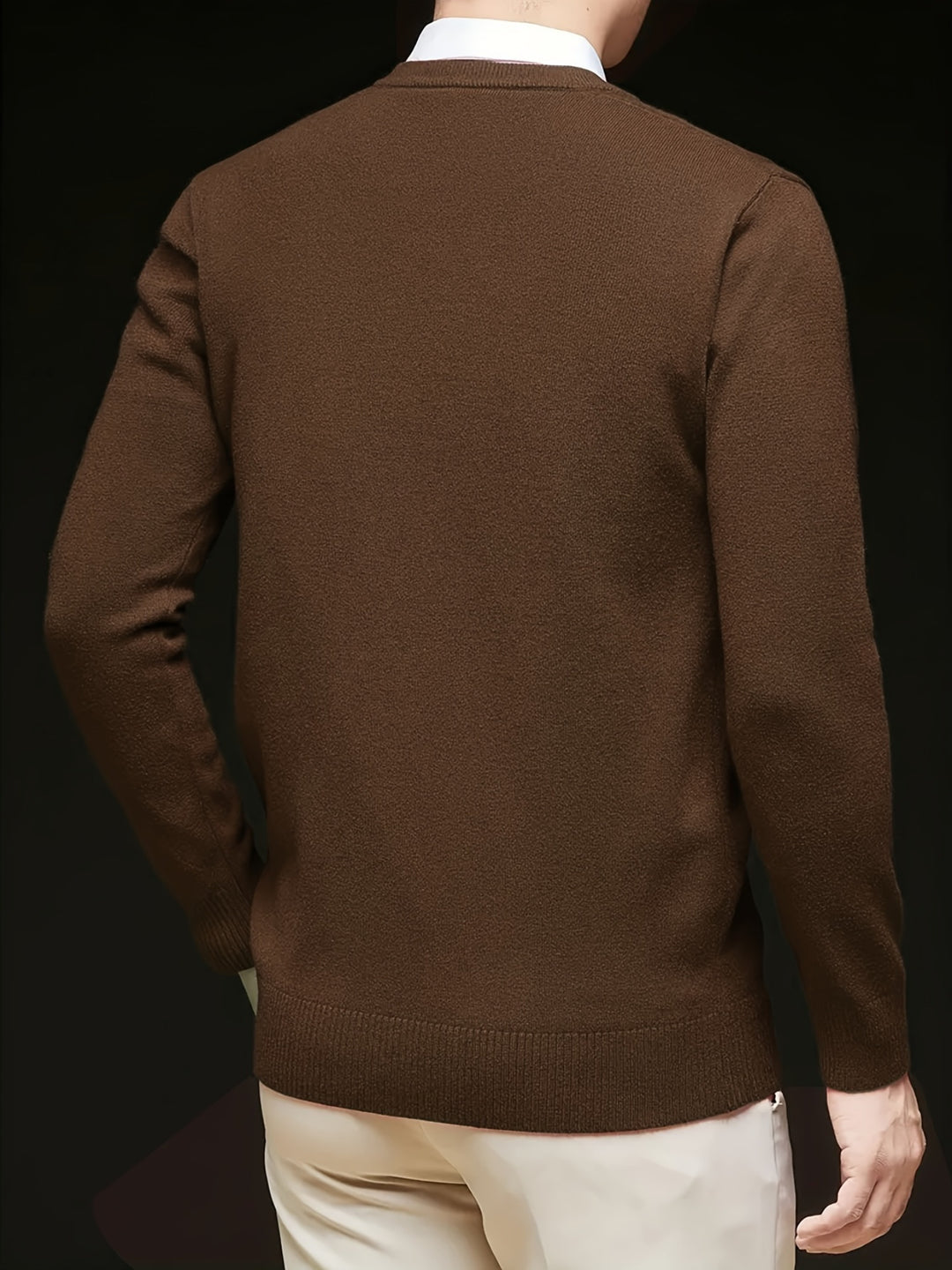 Nigel | Refined V-Neck Jumper