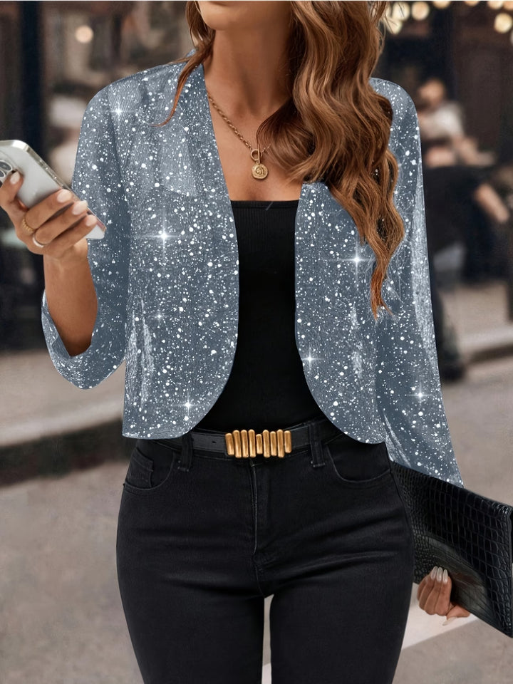 Raina | Stylish Glitter Sequin Cardigan Jacket