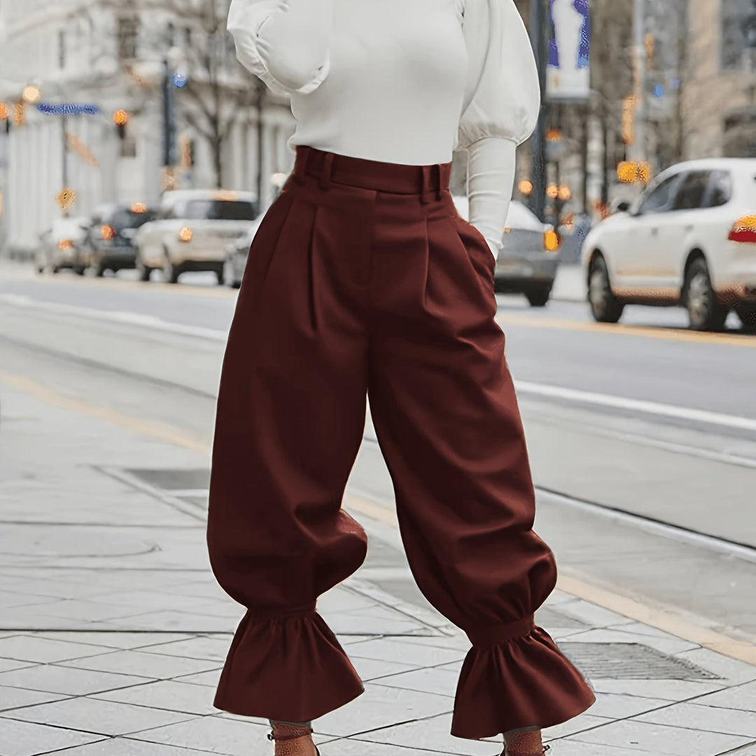 Iris | High-Waist Lantern Trousers