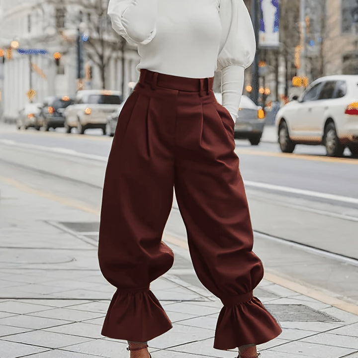 Iris | High-Waist Lantern Trousers