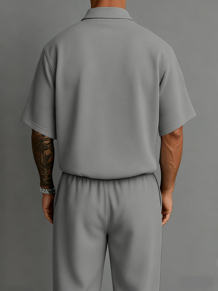 Rhett | Refined Short-Sleeve Two-Piece Set