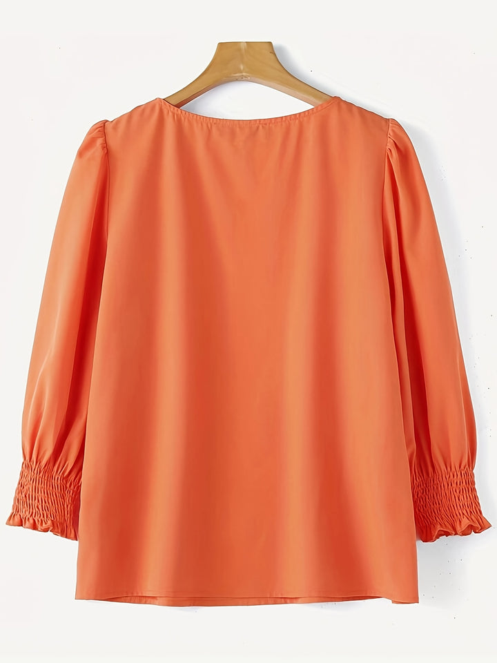 Gwyneth | Elegant Puff-Sleeve Blouse