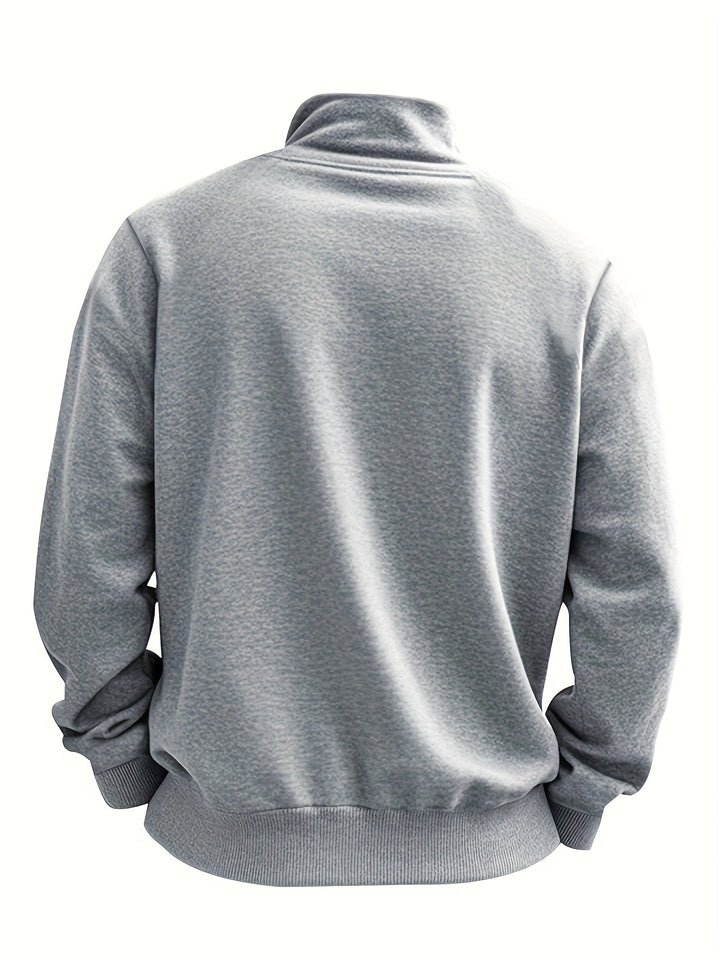 Trevor | Half-Zip Stand Collar Pullover