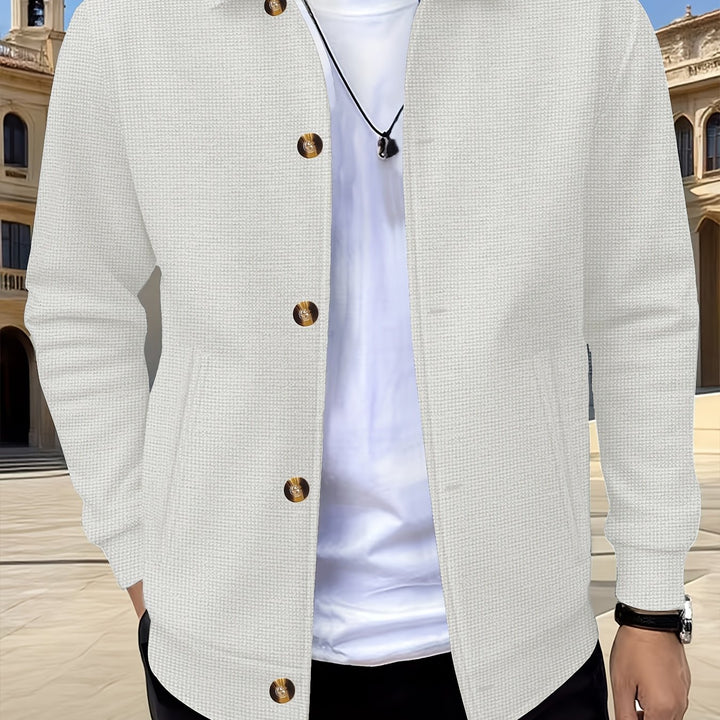 Clifford | Textured Button-Up Overshirt