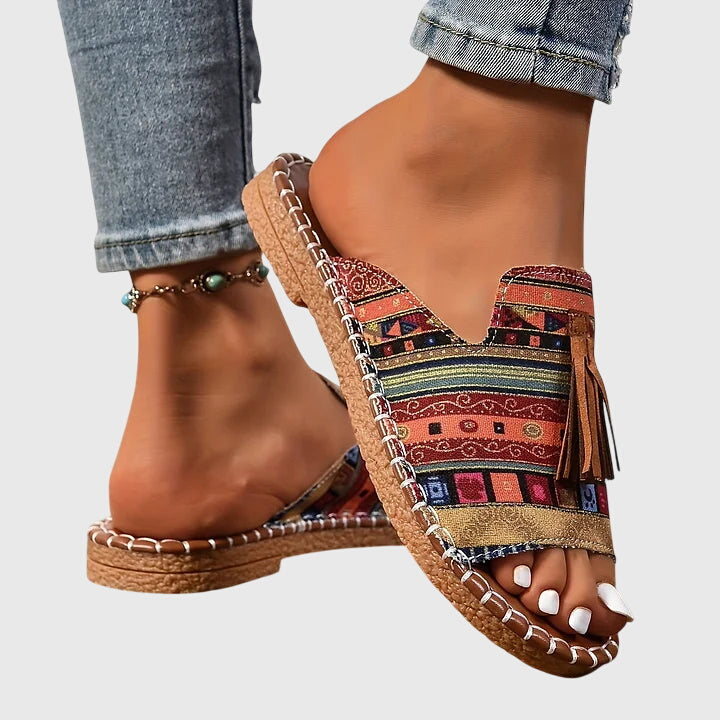 Claire | Stylish Tassels Orthopedic Sandals