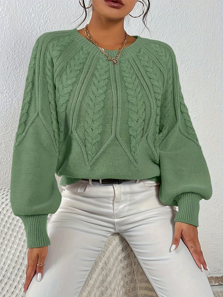 Ophelia | Relaxed Cable-Knit Sweater