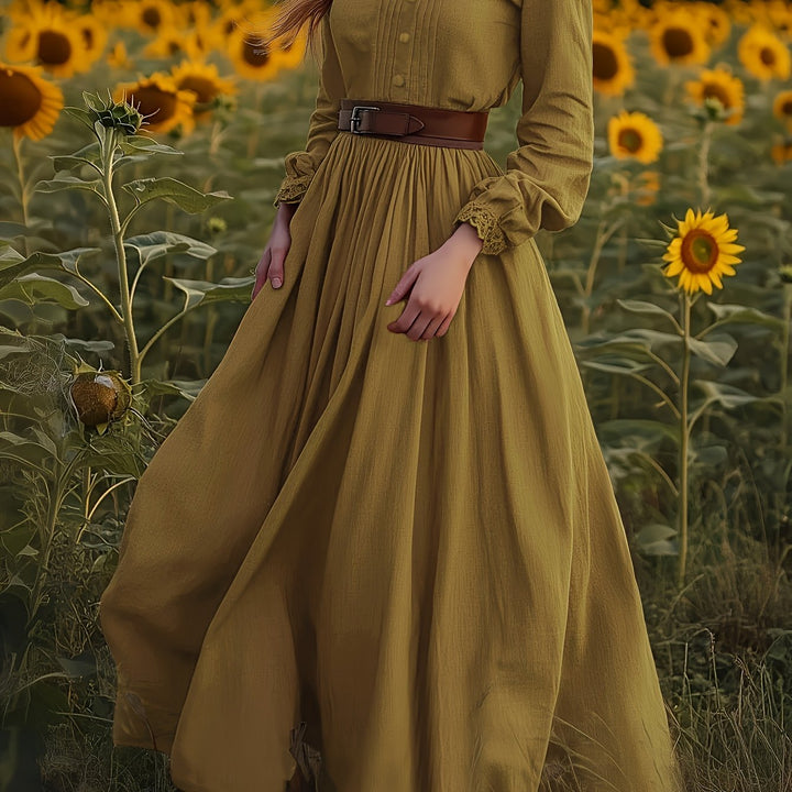 Susannah | Romantic High-Neck Maxi Dress