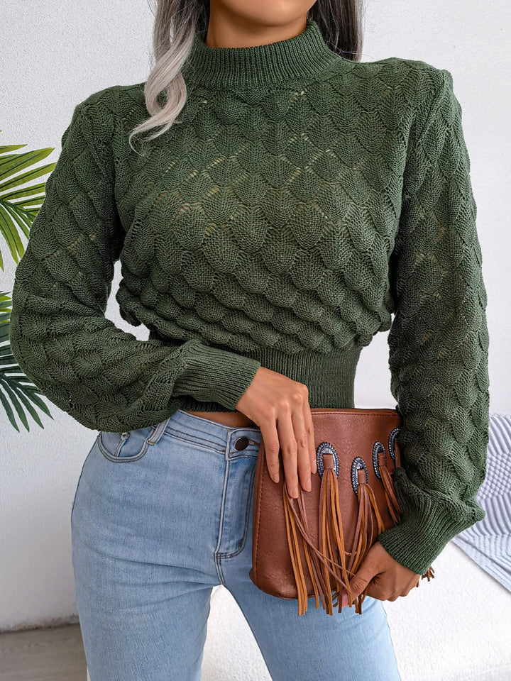 Maisie | Textured Cropped Jumper