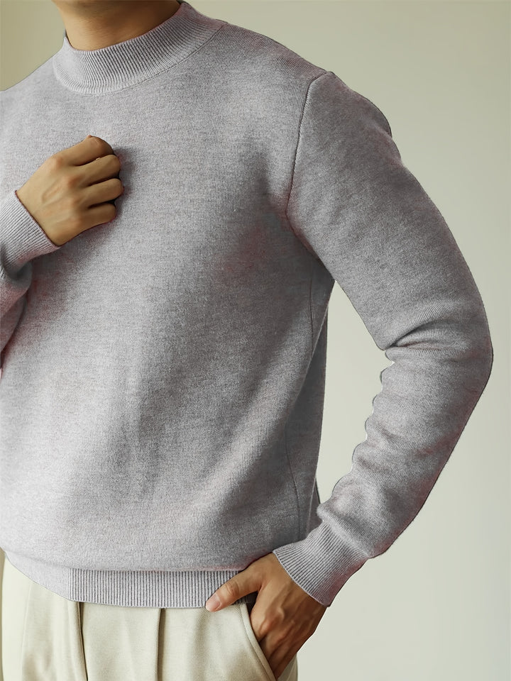 Tobias | Refined High-Neck Sweater