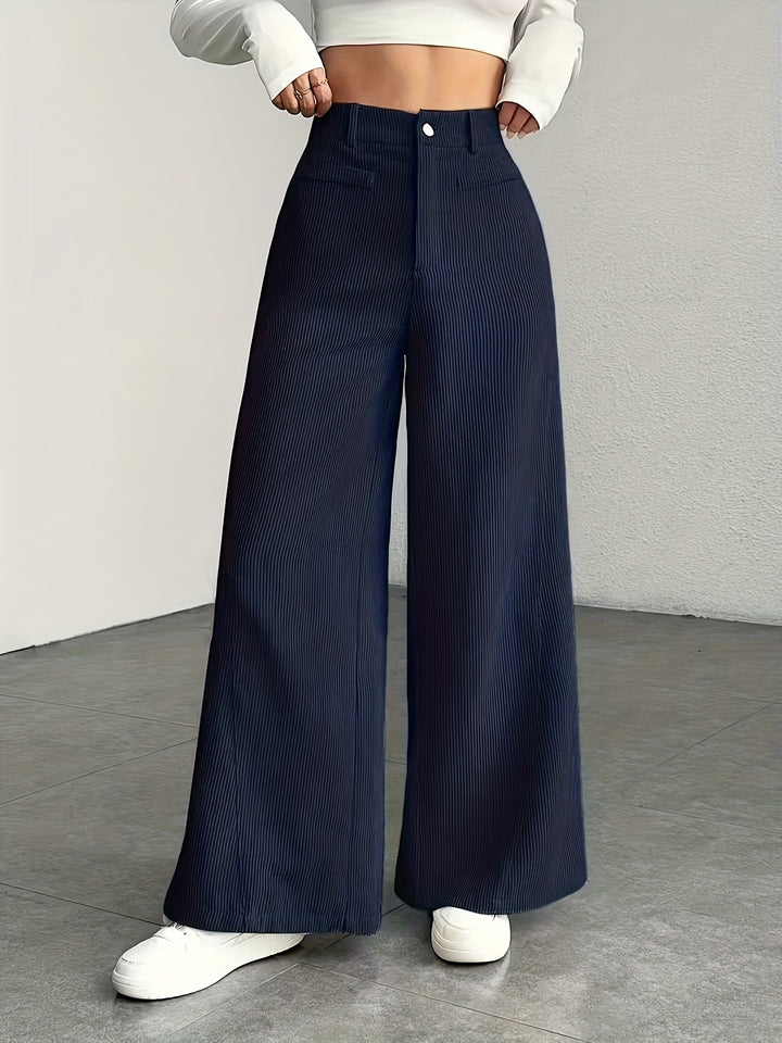 Nora | High-Waisted Wide-Leg Trousers
