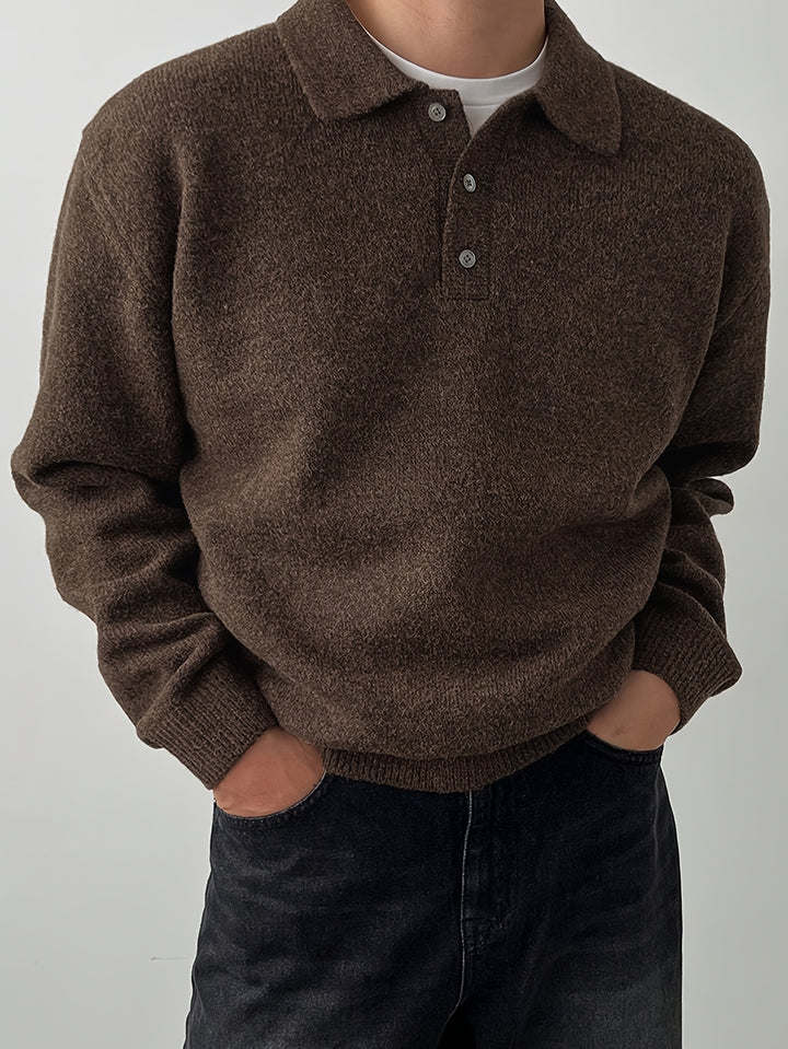 Reid | Polo Collar Knit Jumper
