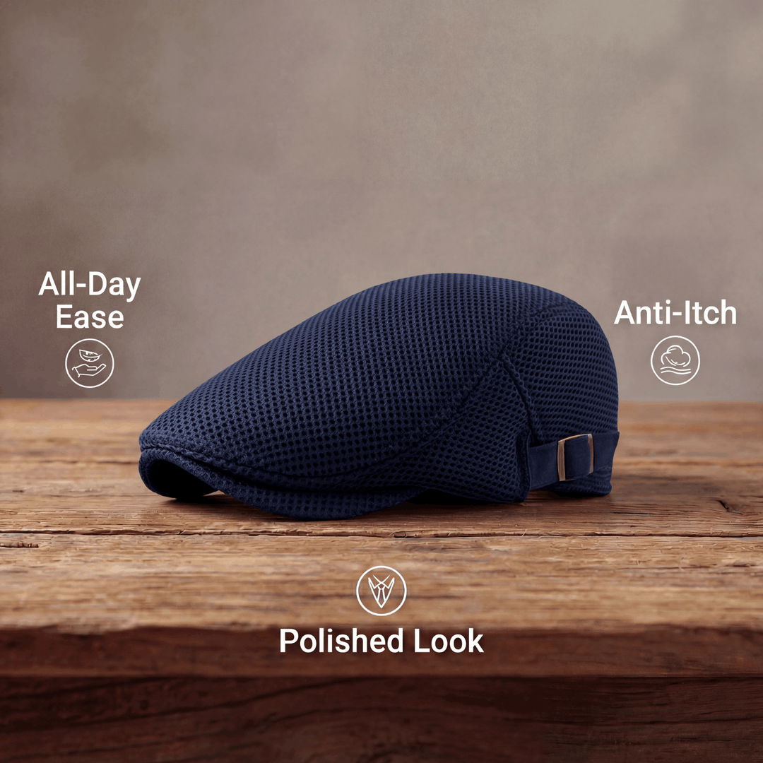 Arthur | Classic Textured Flat Cap