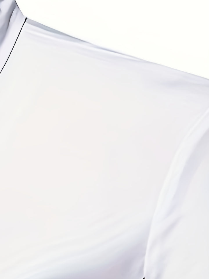 Damon | Contrast-Trim Slim Fit Shirt