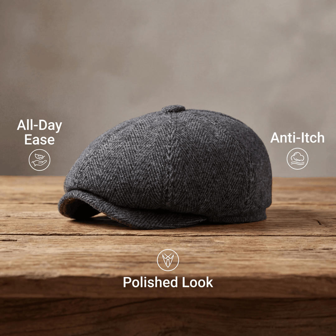 Charles | Classic Everyday Blend Flat Cap