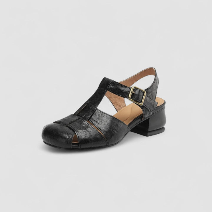 Alannah | Classic T-Bar Block Heel Sandals