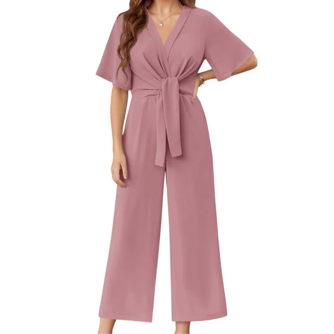 Beatrice | Elegant Summer Tie Knot Jumpsuits