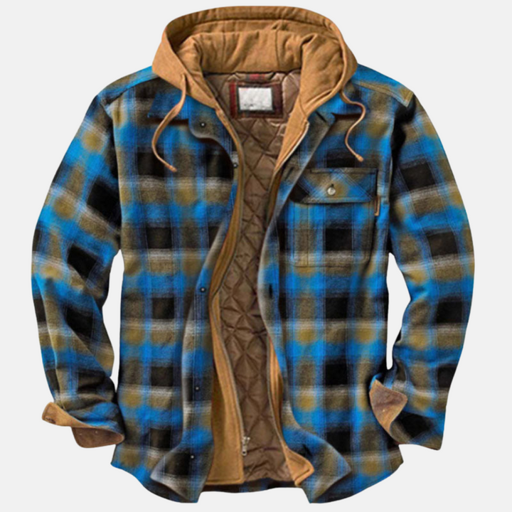 Roland | Rugged Checked Hooded Jacket