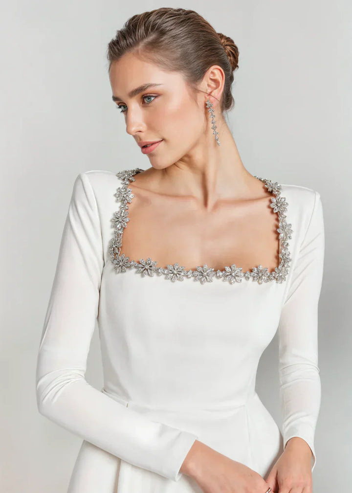 Lucinda | Elegant Velvet Mini Dress