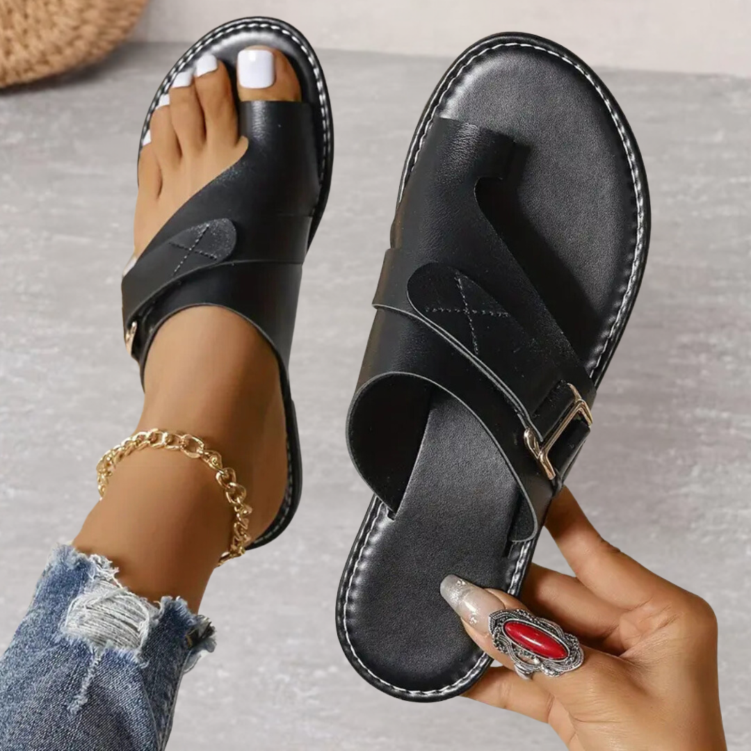 Maeve | Cushioned Comfort Toe-Loop Sandals