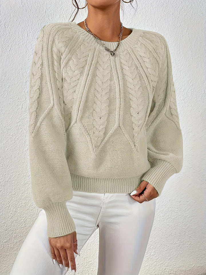 Ophelia | Relaxed Cable-Knit Sweater
