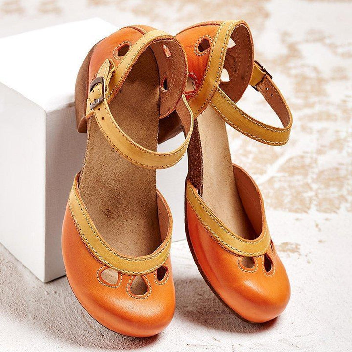 Priscilla | Elegant Comfort T-Strap Sandals