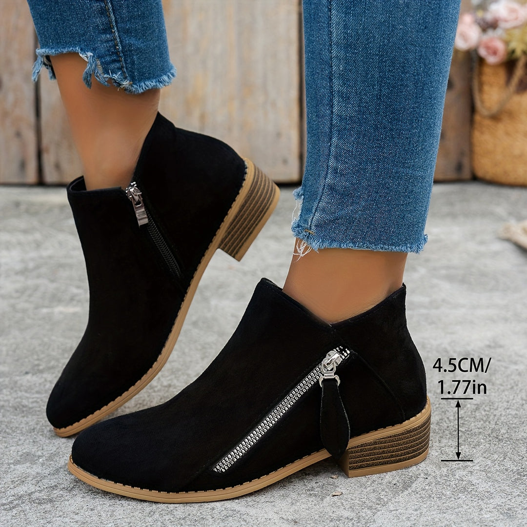 Winifred | Timeless Side-Zip Ankle Boots