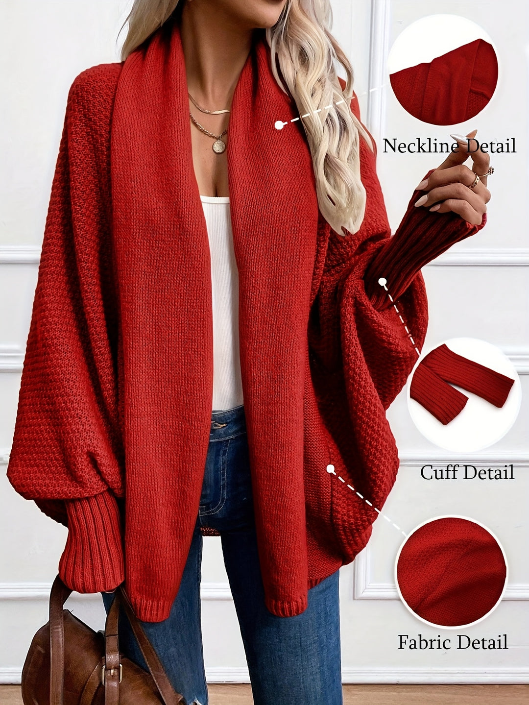 Odessa | Draped Shawl-Collar Cardigan