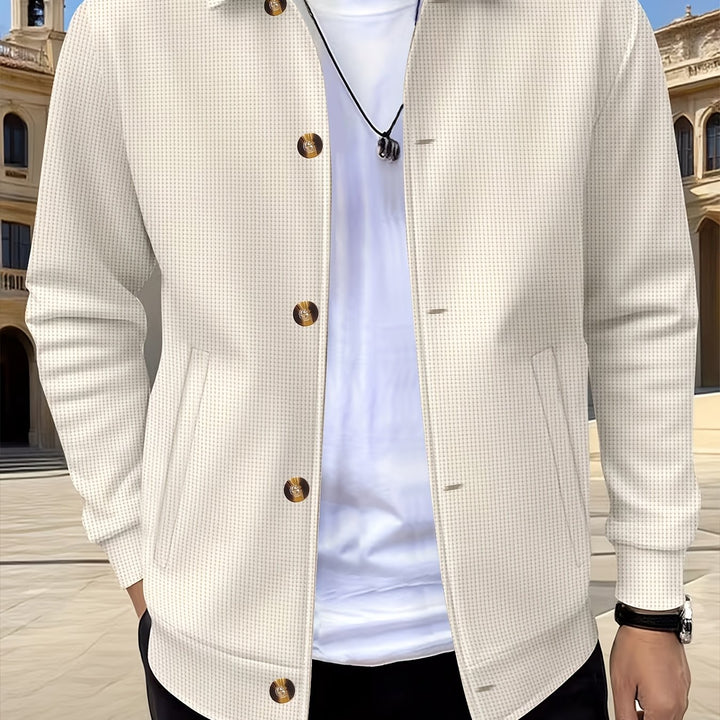 Clifford | Textured Button-Up Overshirt