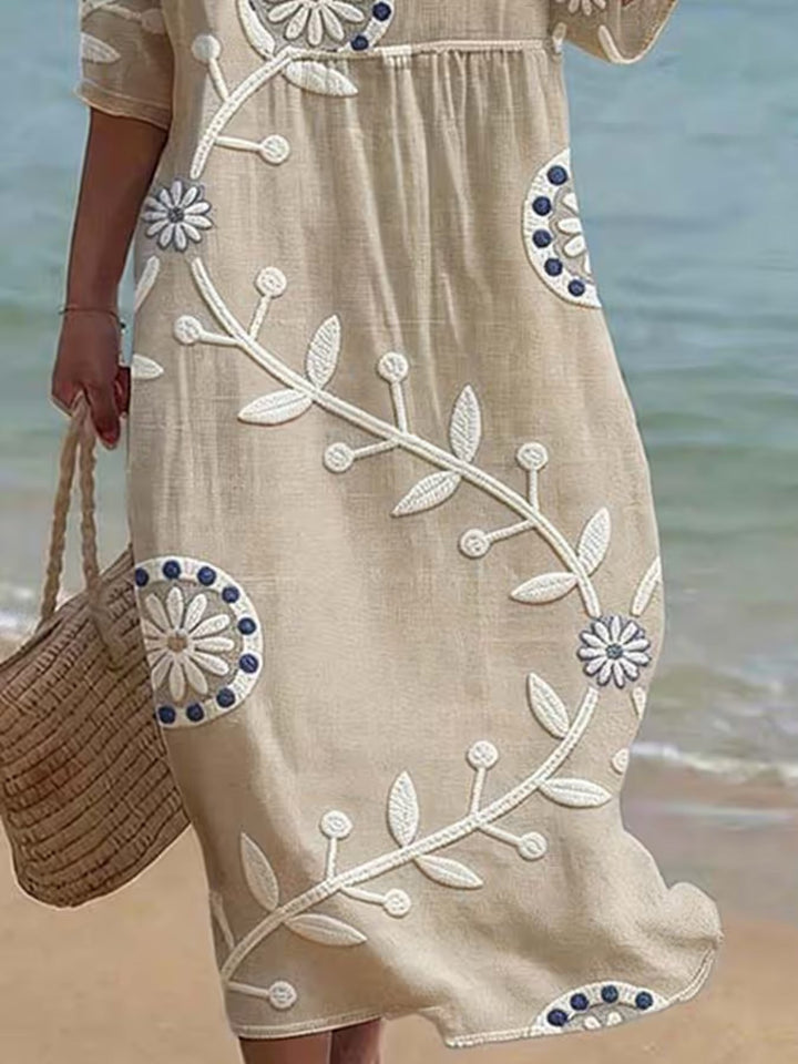 Charlotte | Elegant Mid Sleeve Dress
