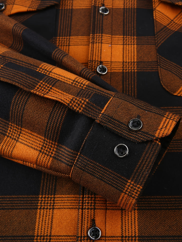 Rowan | Hooded Checked Shirt Jacket