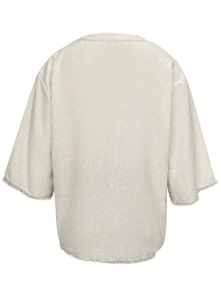 Silas | Relaxed Lace-Up Shirt