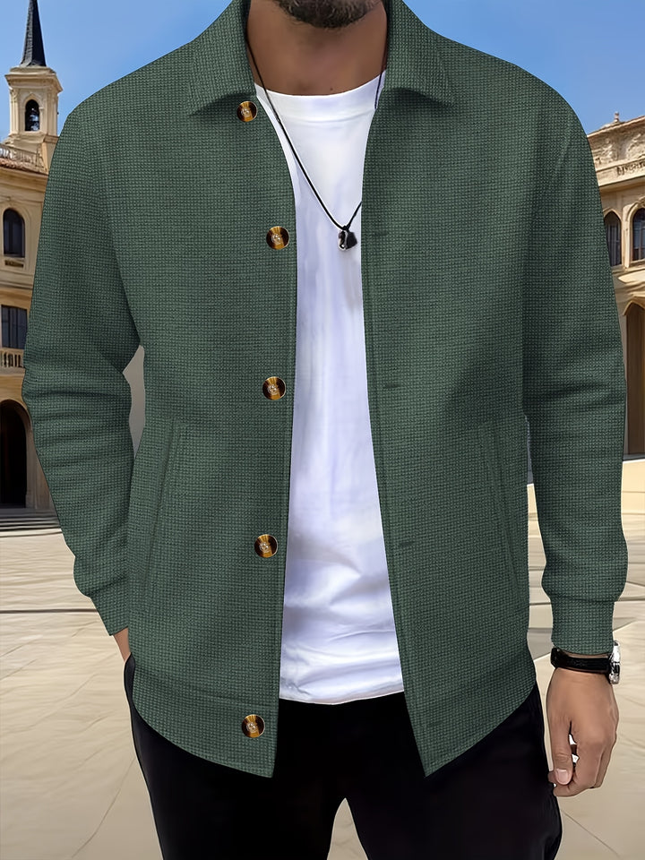 Clifford | Textured Button-Up Overshirt