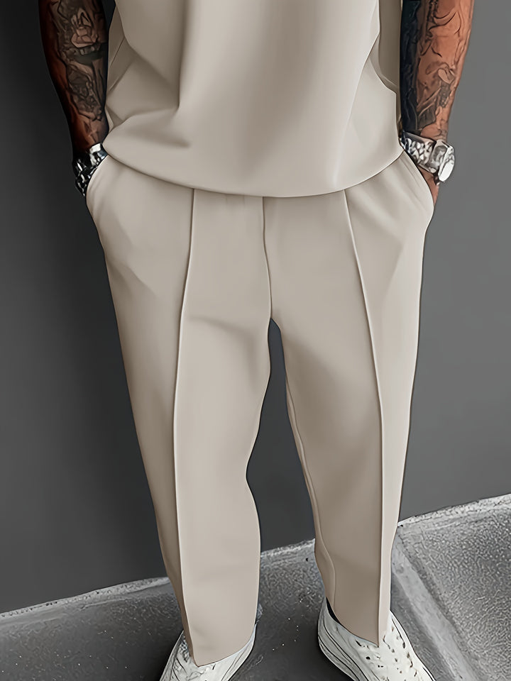 Rhett | Refined Short-Sleeve Two-Piece Set